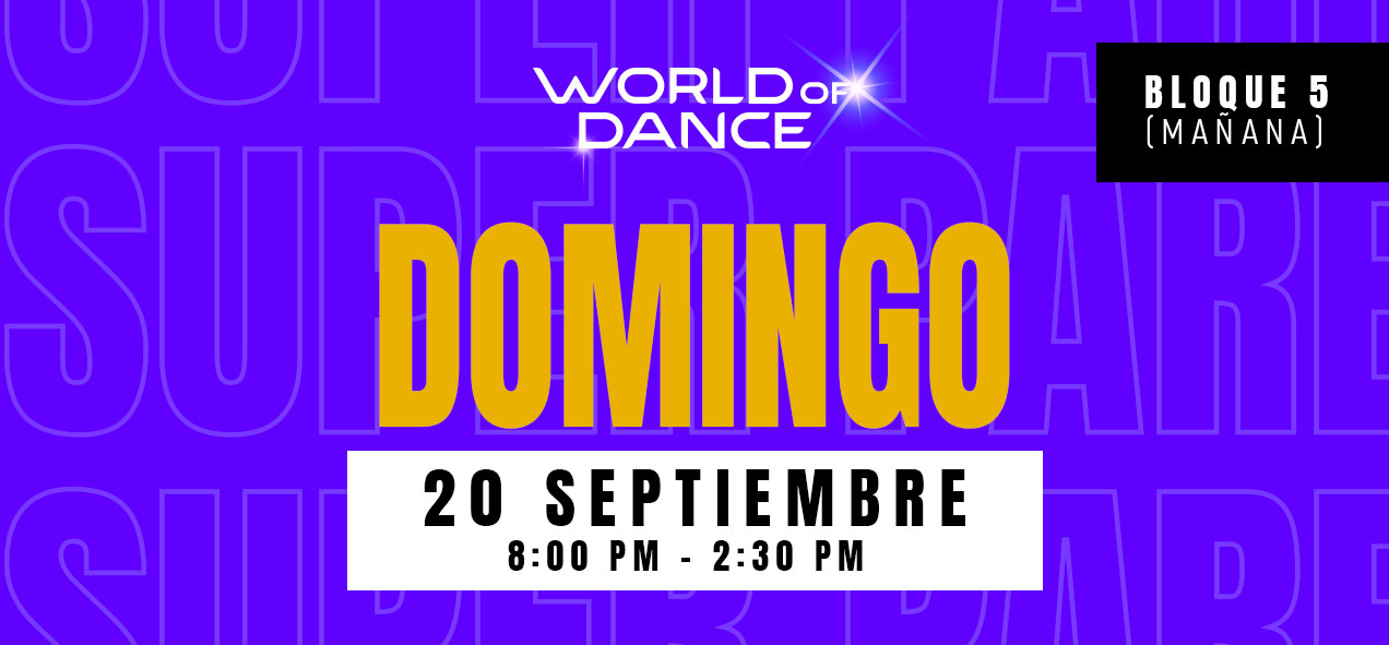WOD ECUADOR 2026 – GYE – DOMINGO 20 SEPTIEMBRE 08:00 AM – 14:30 PM [PREVENTA GENERAL]