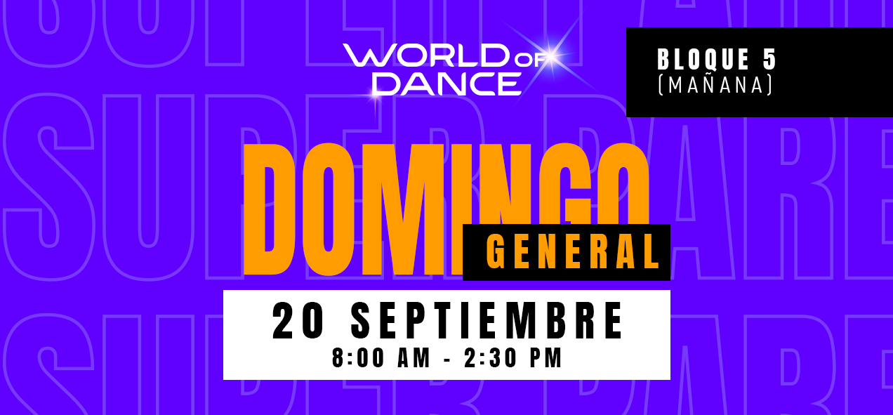 WOD ECUADOR 2026 – GYE – DOMINGO 20 SEPTIEMBRE 08:00 AM – 14:30 PM [PREVENTA GENERAL]