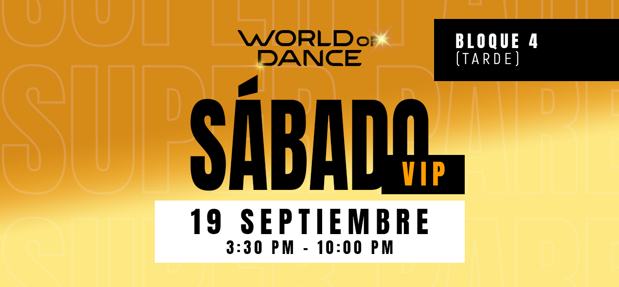 WOD ECUADOR 2026 – GYE – SÁBADO 19 SEPTIEMBRE 15:30 PM – 22:00 PM [PREVENTA VIP]